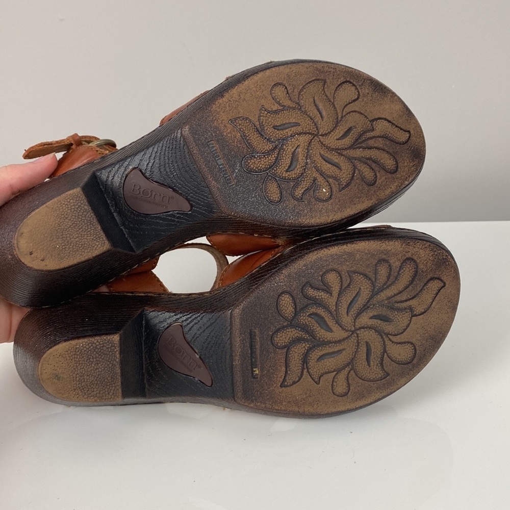 Born Belinda Open Toe Heeled Sandal Size 10 - Picture 11 of 16